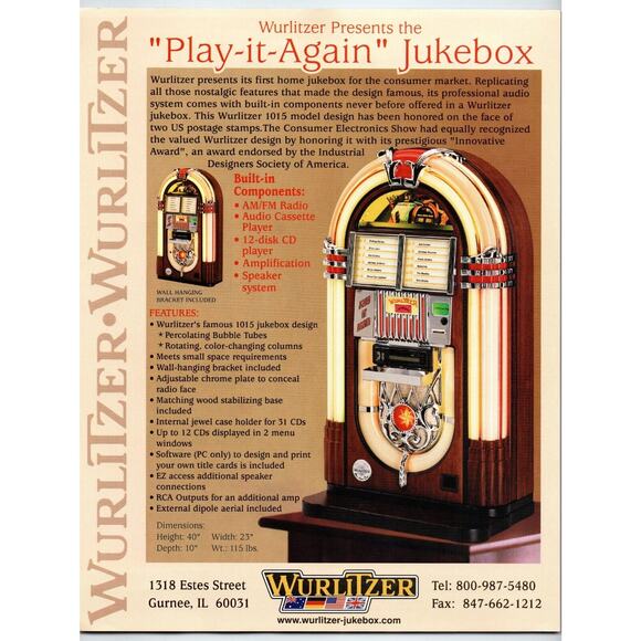 One More Time Princess 1015 Jukebox FLYER Original Phonograph Music 8.5" x 11" - Picture 2 of 2